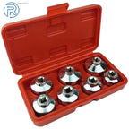 Set of 7 Oil Filter Cap Wrenches for Various Vehicles