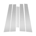 6 Pcs Pillar Window Trim for Chevy Malibu (2008–2012) Silver Tone