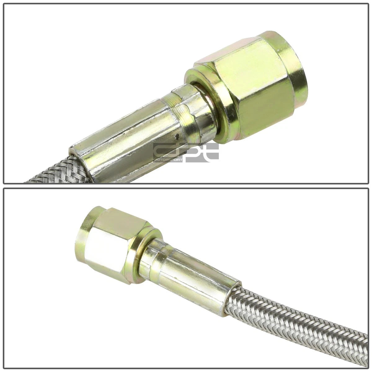 77" Braided Oil Feed Line for Turbocharger T3/T4