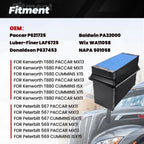 2X Engine Air Filter for Kenworth T680, Peterbilt 567, 579 (2015–2023) P621725, P637453