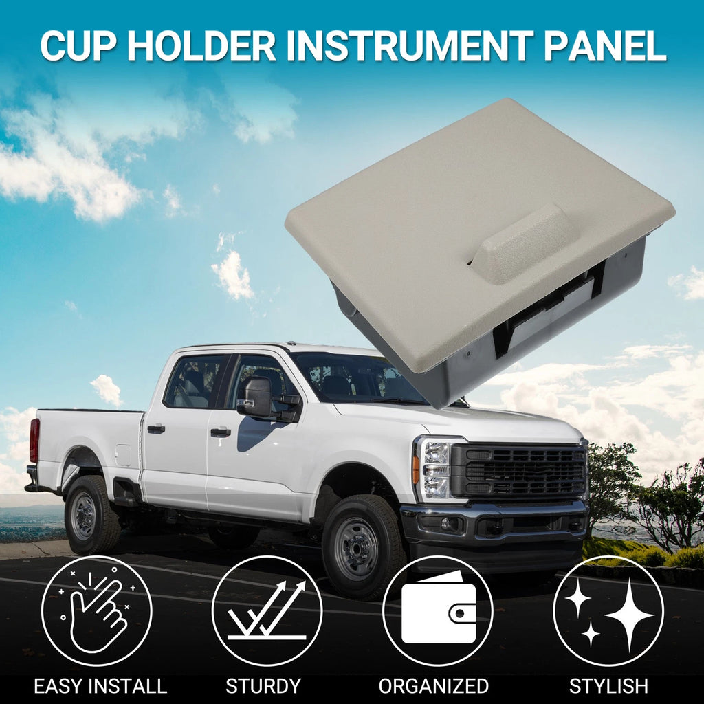 Cup Holder for Ford F-250 Super Duty (2008–2010) Panel Drink Holder Khaki