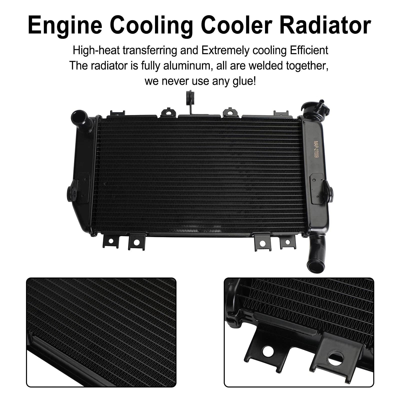 Radiator for Kawasaki Ninja 400 (2018–2025), Ninja 500 (2024–2025)