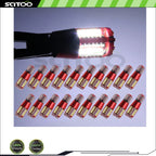 20pcs T10/T15 Canbus Error Free 57SMD LED License Plate Light Bulbs for Cars