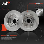 Rear Disc Brake Rotors & Ceramic Pads for Subaru Outback Legacy (2000–2004)