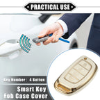 Set of 4 TPU Key Fob Covers for Hyundai Elantra Sonata (2011–2020)