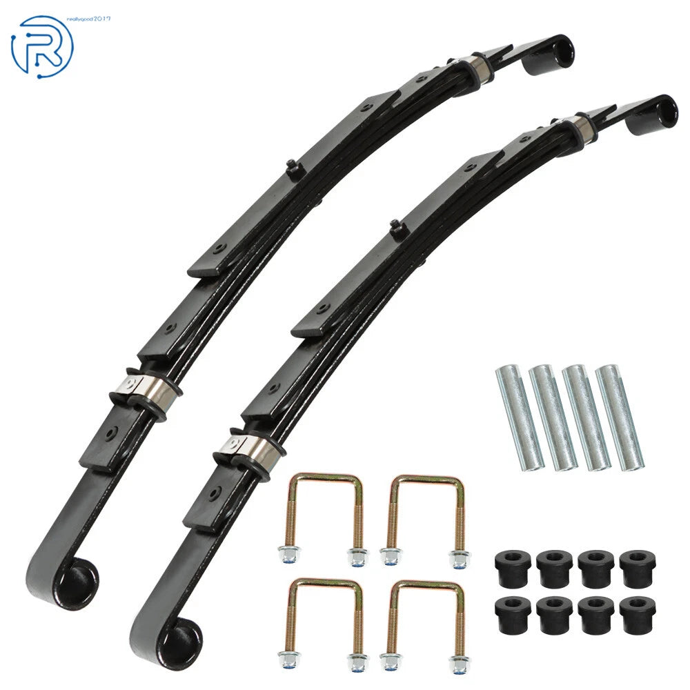 Set of 2 Heavy Duty Rear 4 Leaf Springs for EZGO TXT (1995–2013)