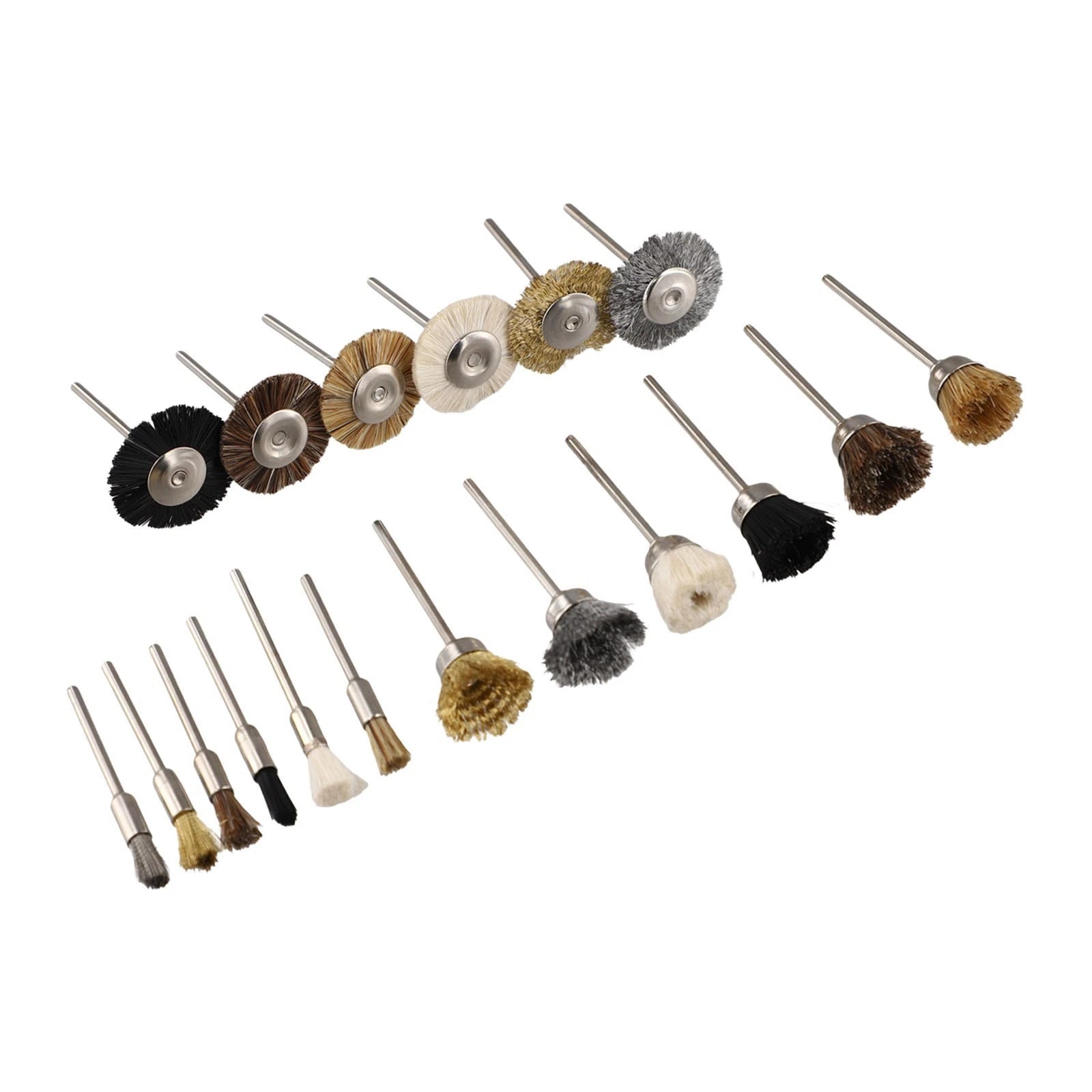 Rust Spot and Stain Removal Wire Brush Set for Automotive Cleaning