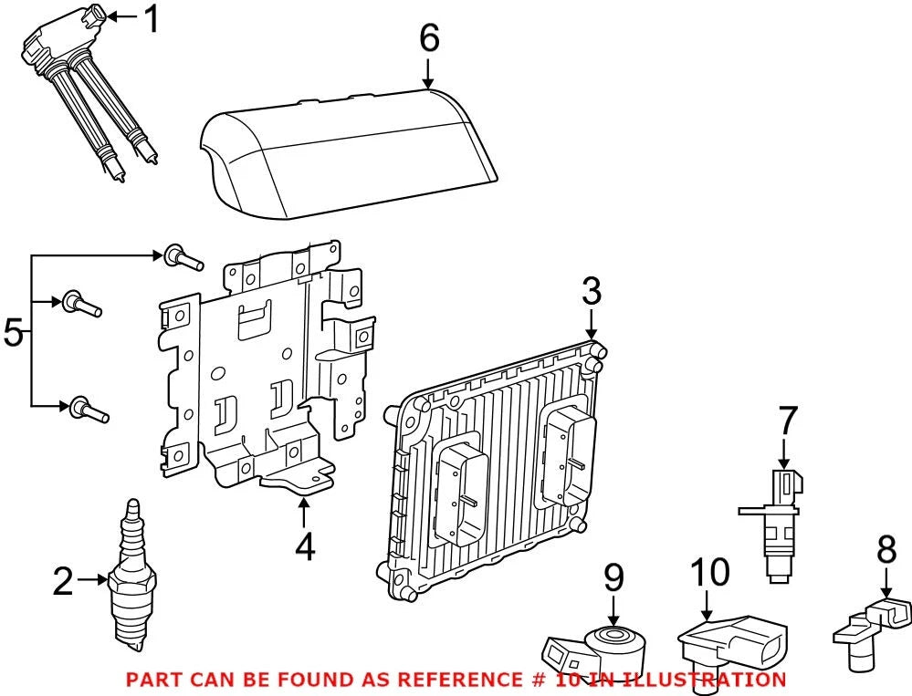 Manifold Absolute Pressure Sensor for Dodge Challenger Journey (2011–2023)