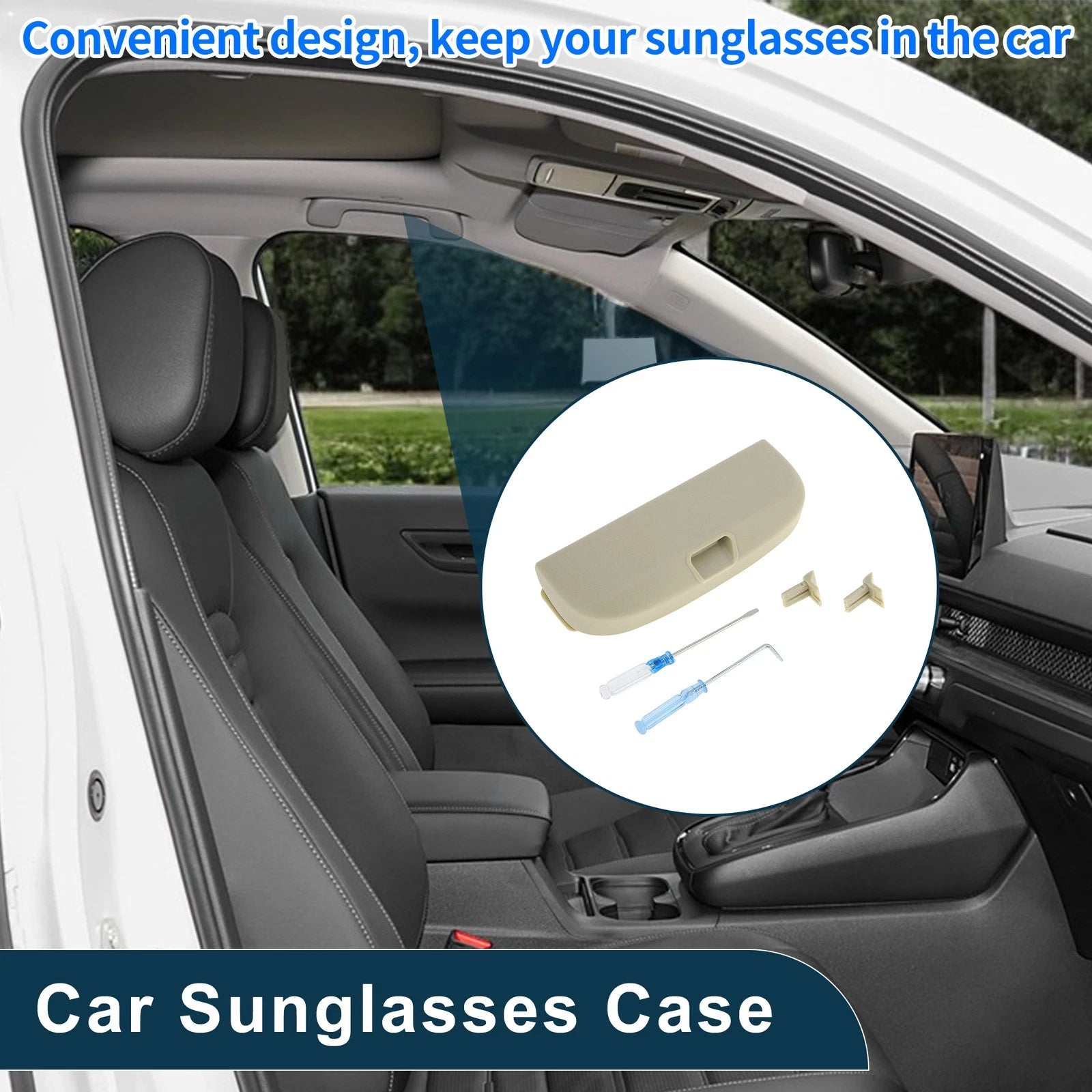 Sunglasses Case for Mercedes-Benz E Class (2017–2023) Eyeglasses Holder