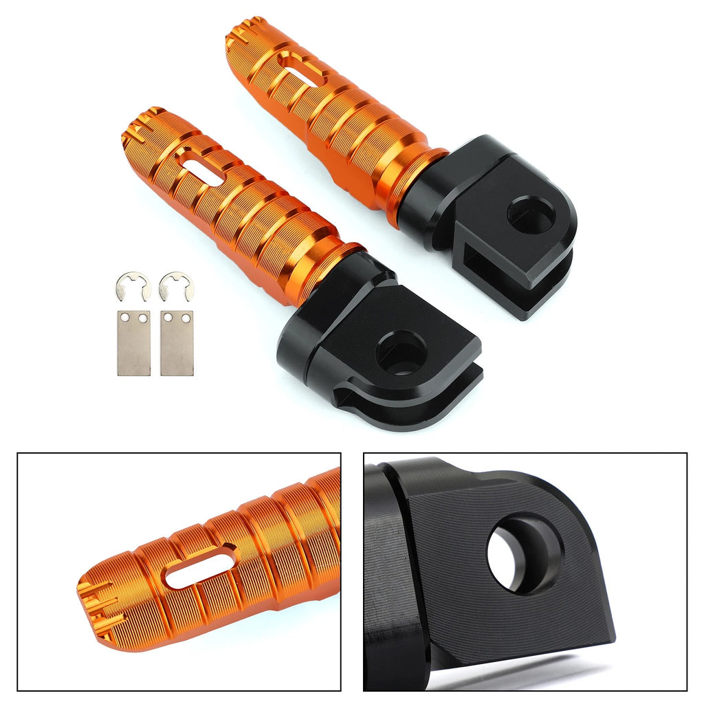 Front Footrests Foot Pegs for Kawasaki Z300 Z400 Z650 Z800 Z900 Z1000 (2015–2023)
