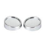 2" Silver Round Stick-On Blind Spot Convex Mirror for Universal (Universal)