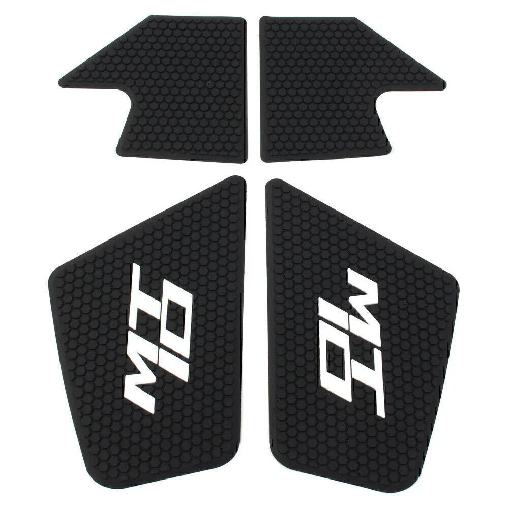 Black Anti-Slip Traction Tank Pad for Yamaha MT10 (2016-2019)
