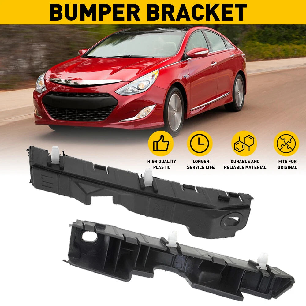 2X Front Bumper Cover Brackets for Hyundai Sonata (2011–2015)