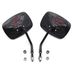 Rear View Side Mirrors for Harley Davidson Eagle Spirit (3D Black)