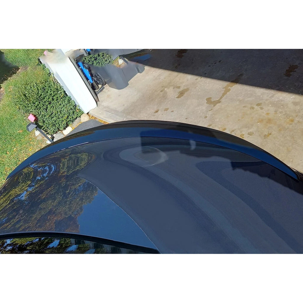 Rear Trunk Spoiler Lip for Mercedes W205 C-Class (2015-2021) Gloss Black AMG Style