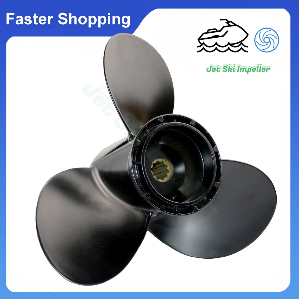 10 Spline Propeller 10.25x12 for Suzuki Outboard DT DF 25-30HP (OEM)