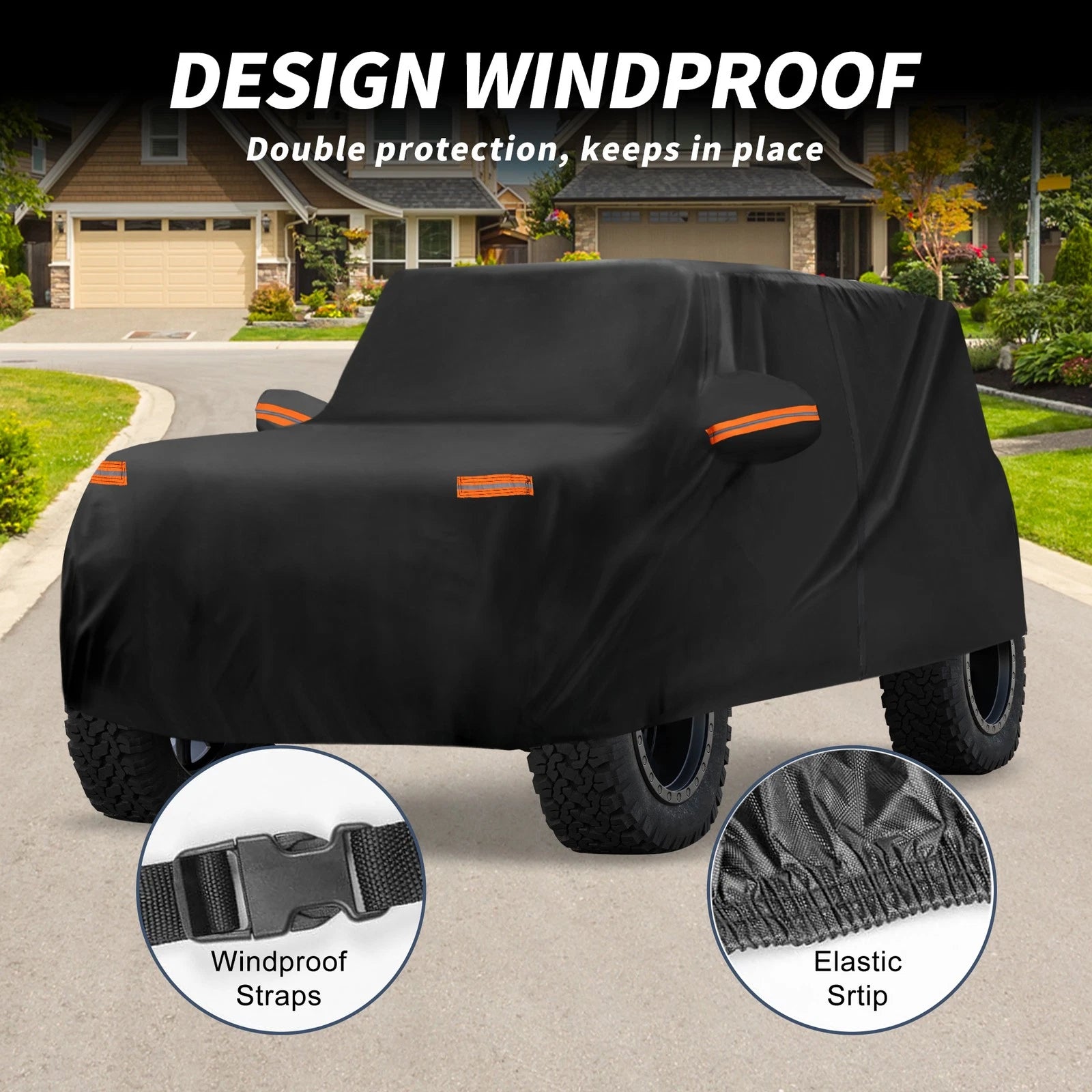 Waterproof 210D-PU Car Cover for Ford Bronco Sport (2021–2023)