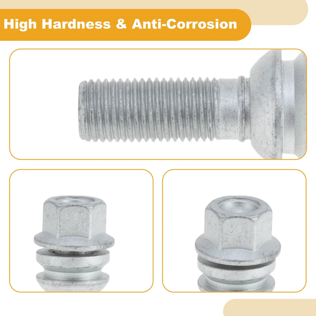 Set of 5 M14x1.5 Wheel Lug Studs for Audi Q7 (2007–2015)