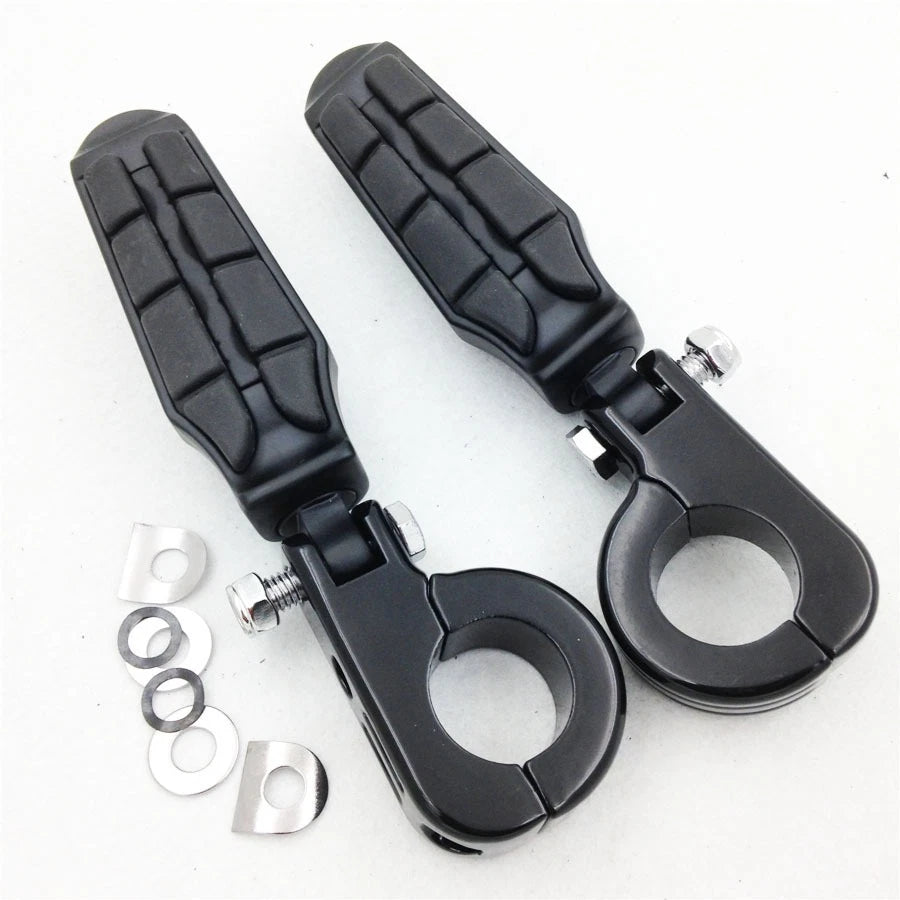 Front 1.5" Tombstone Offset Mount P Clamp Foot Peg for Yamaha Roadstar (1999–2003)