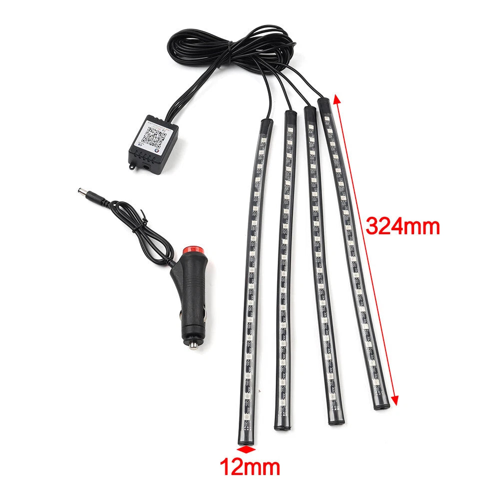 RGB Music Voice Control Floor Atmosphere Light Decorative Foot Lamp