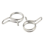 Set of 150 Double Wire Hose Clamps 5mm to 14mm Sizes
