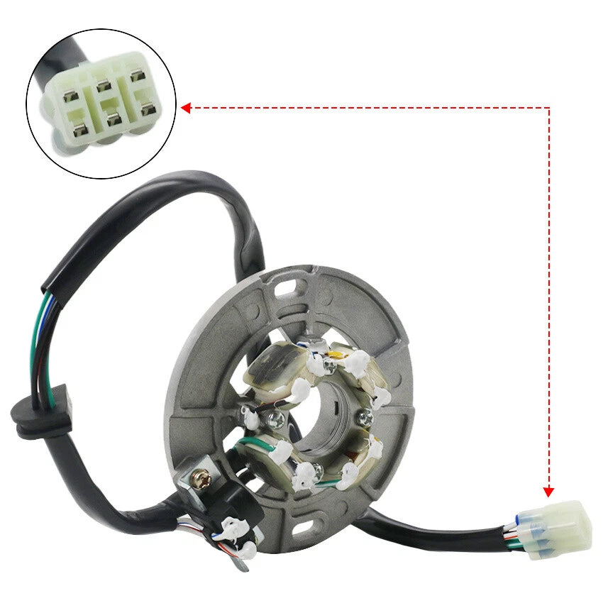 Magneto Generator Stator Coil for Yamaha YZ85 (2002–2021), YZ65 (2018–2021), YZ85LW (2002–2022)
