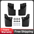 Mud Guards Flaps Set Black for Toyota Tacoma 2016–2022 (4 Pieces)