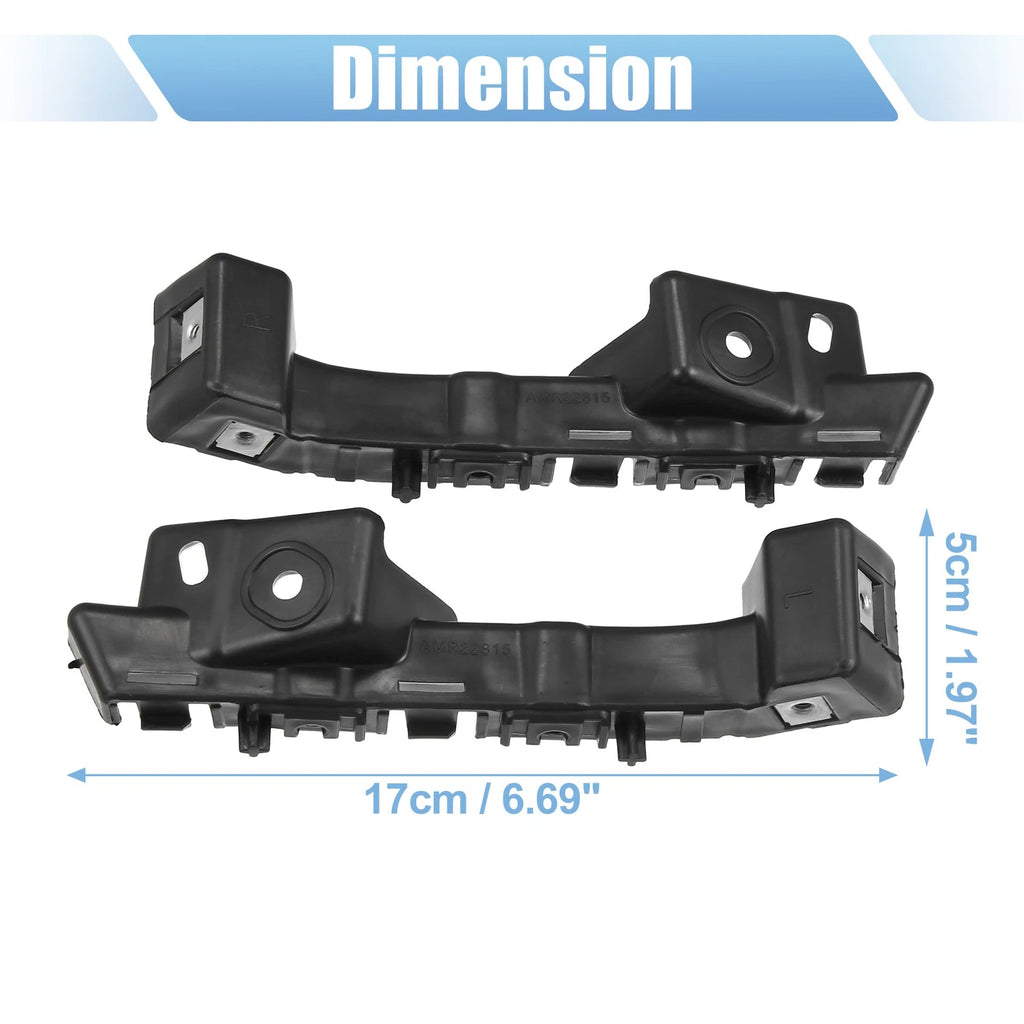 1 Pair Front Bumper Mounting Support Bracket 84081022 for Chevy Malibu (2016)