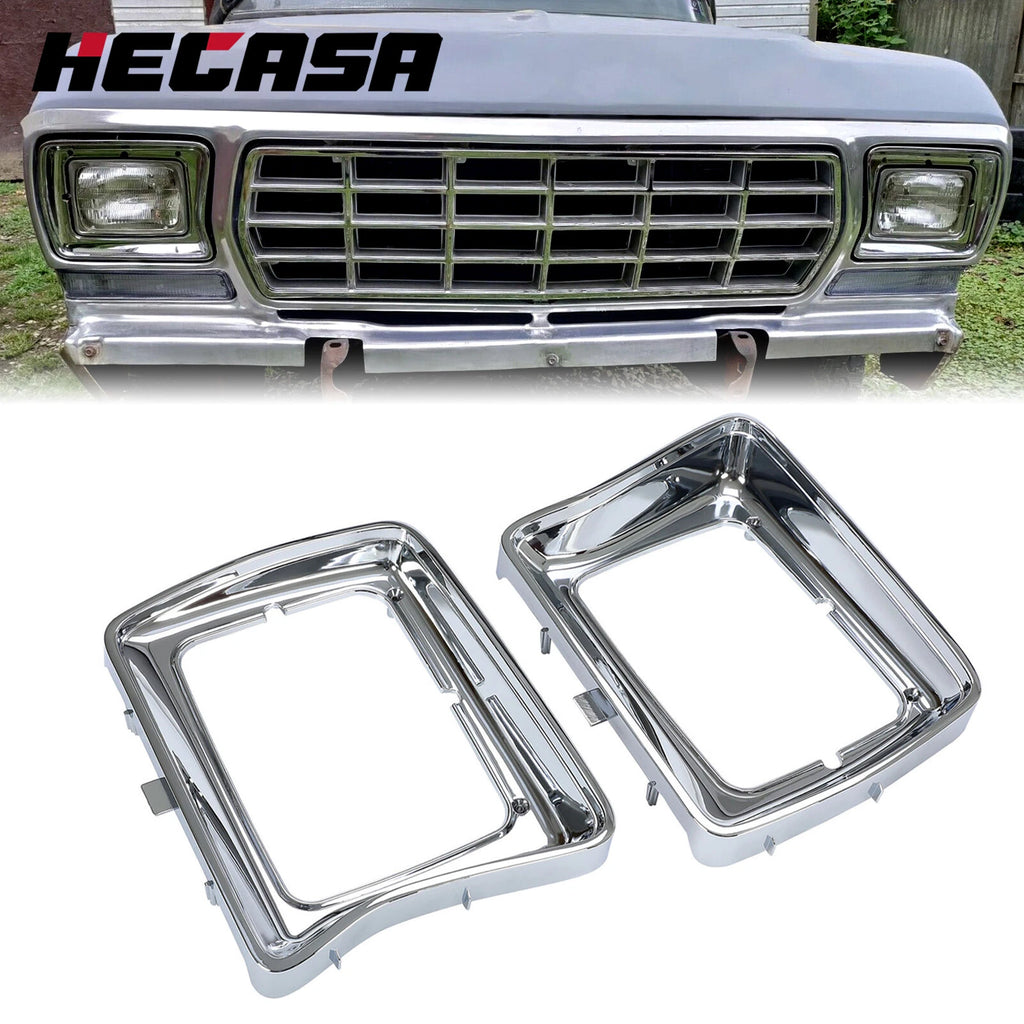 Headlight Bezel Trim for Ford F100 F150 F250 F350 Bronco (1978–1979) #FO2513115