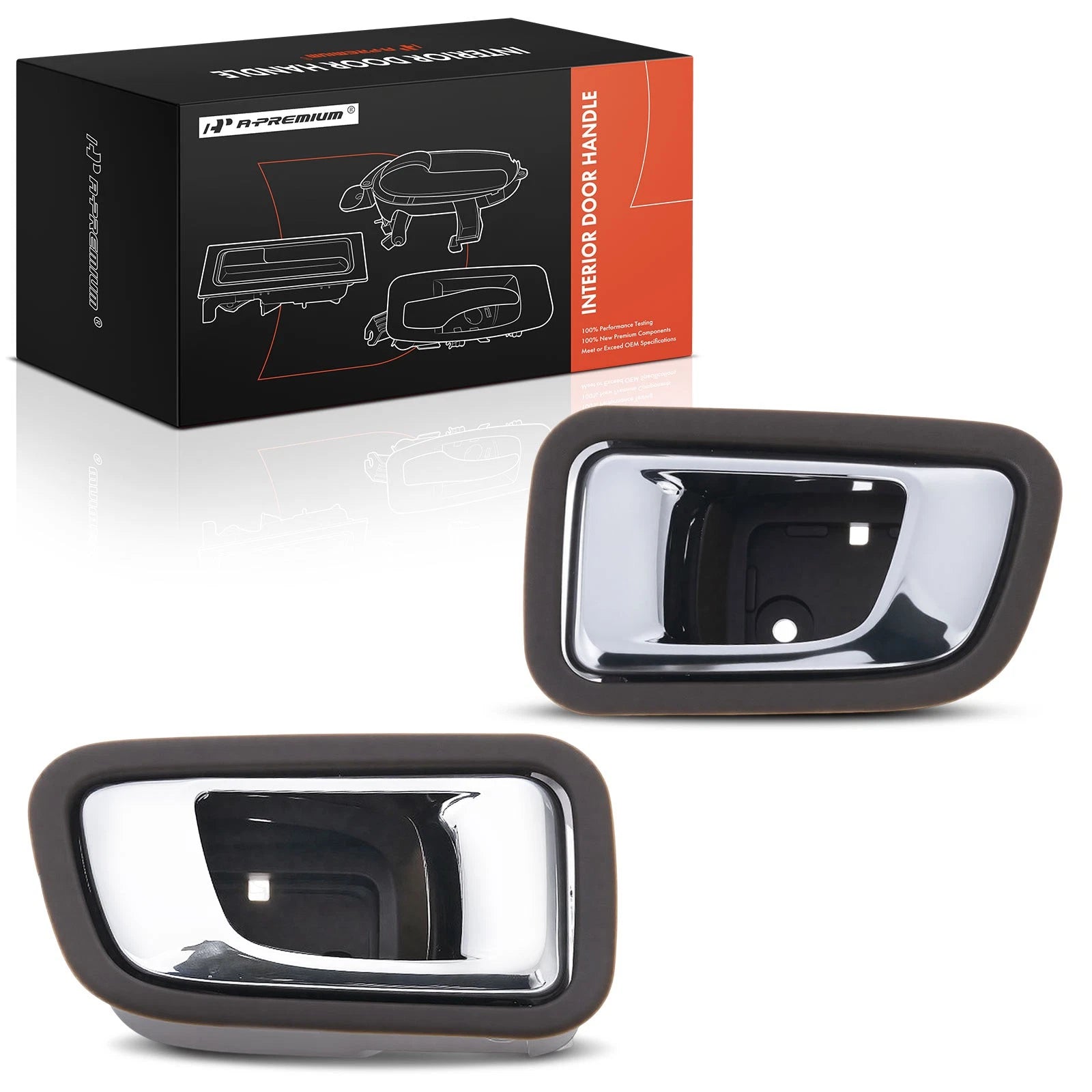 2X Rear Interior Door Handle for Honda Pilot (2003–2008)
