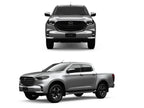 Front Matte Black Fender Flares for MAZDA BT-50 TF (2021-2022)