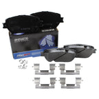 Set of 4 Akebono ProAct Front Ceramic Disc Brake Pads for Lexus GS300 IS250 (1998–2015)