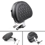 Driver Backrest Pad for Harley Fatboy FLSTF Heritage Softail (2007–2017) Chrome
