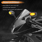 LED Turn Signal Rear View Mirrors for Suzuki GSXR 600 750 1000 (2001–2023)