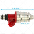 Set of 4 Fuel Injectors for Holden Rodeo 4ZE1 2.6L (1994–1998)