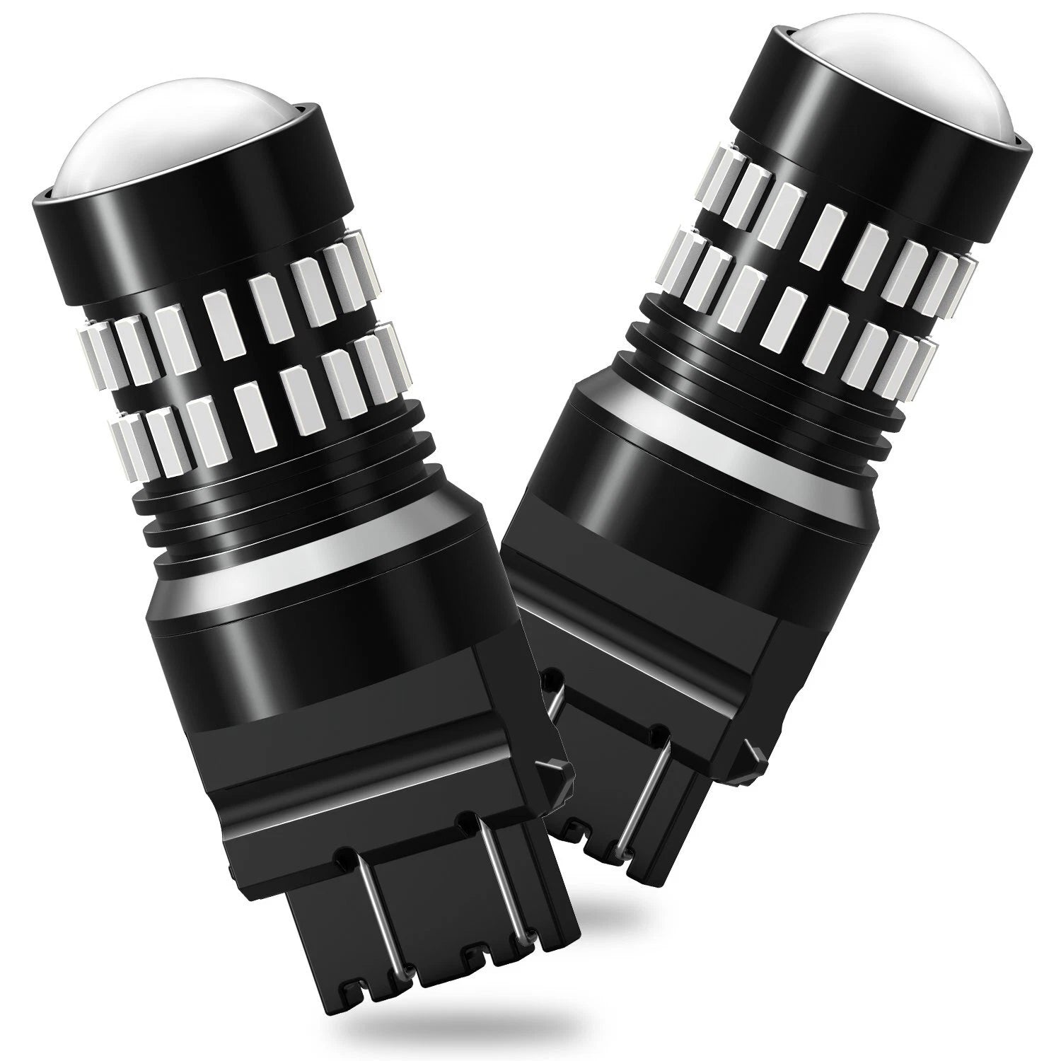 2X Red LED Strobe Brake Tail Light Bulbs for AUXITO 3157 3057