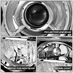 Driver Left Projector Headlight Lamp for Chrysler 300 Dodge Charger Magnum (2005–2010)