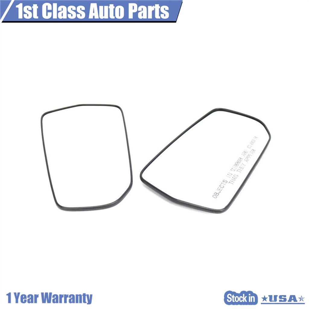 Pair of Rear View Mirror Glass with Backplate for Chevrolet Malibu (2016–2021)