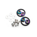 Neo Chrome Quick Release Fasteners for JDM (Rear, Front, Trunk, Fender) (-)