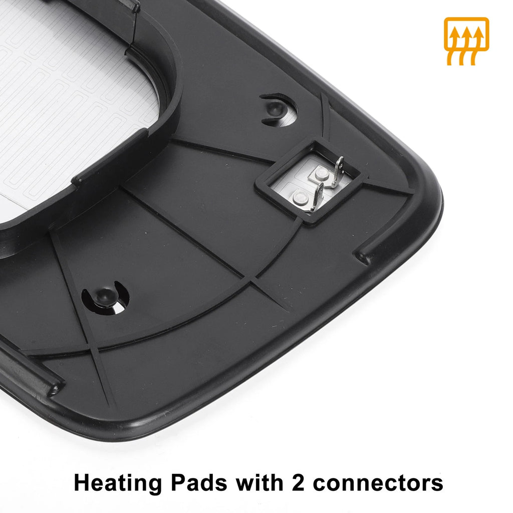 Heated Right Side Mirror Glass for Hyundai Santa Fe (2007–2009)