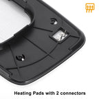 Heated Right Side Mirror Glass for Hyundai Santa Fe (2007–2009)