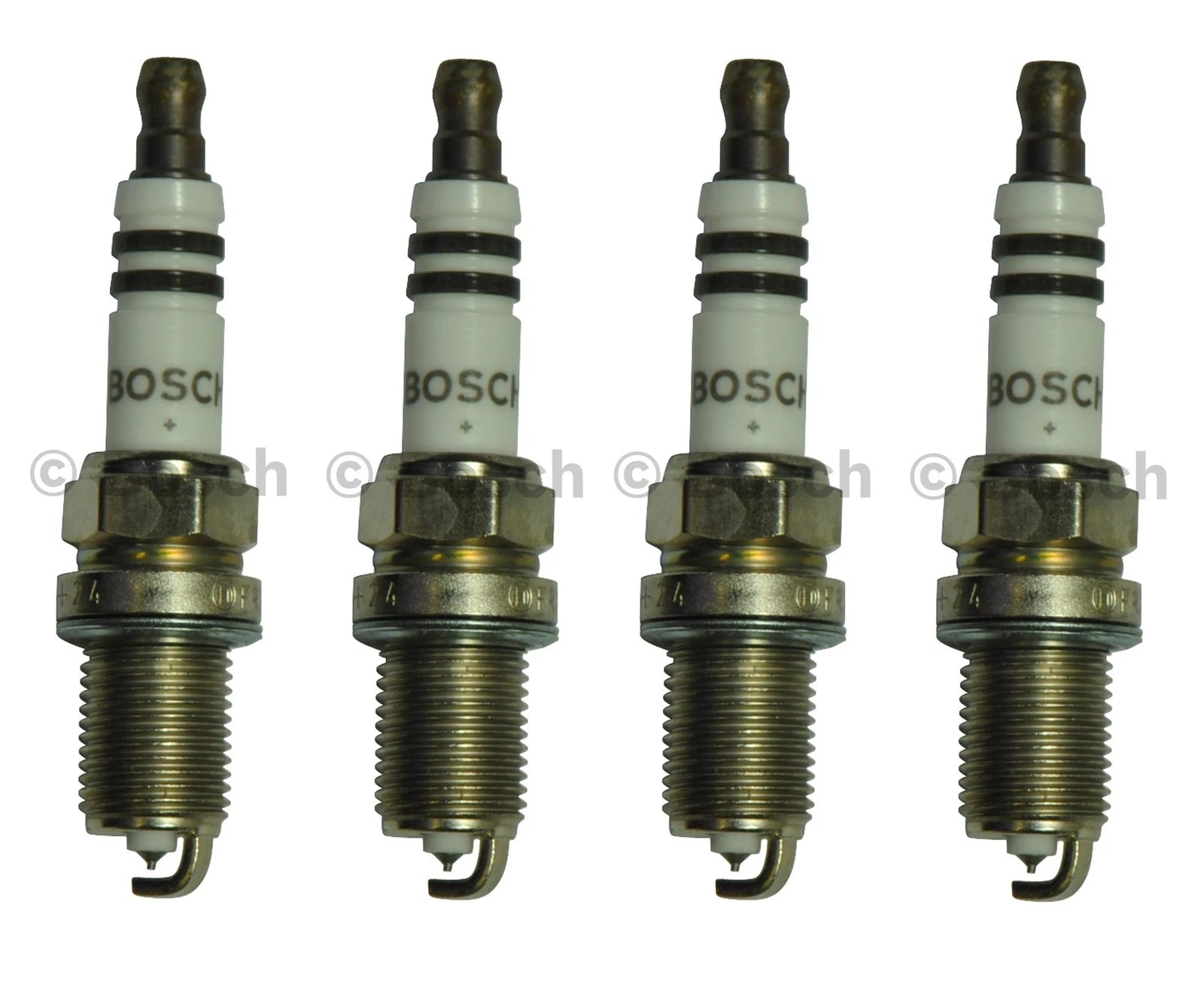 Set of 4 Bosch Spark Plugs for VW Audi 2.0L Turbo (2.0T)