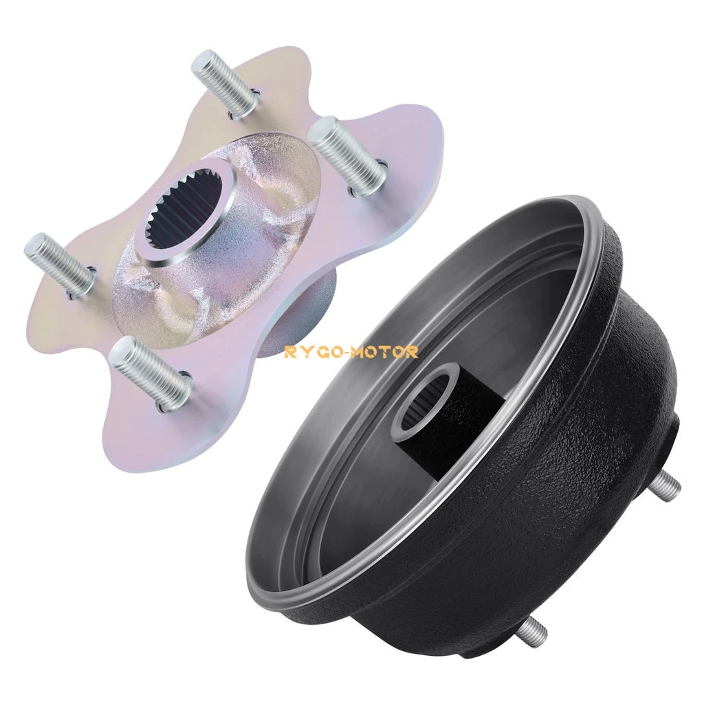 Rear Brake Drum & Wheel Hub Kit for Yamaha Kodiak 400 4x4 (1993–1999)