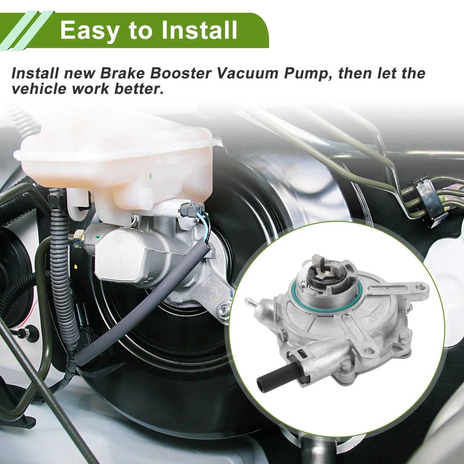 Brake Vacuum Pump for Mercedes-Benz C230 2006-2007 V6 2.5L 1 x Unit