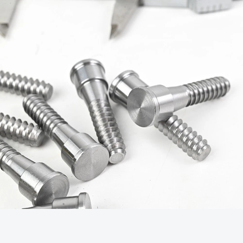 Bevel Gear Chuck Screw for Wood Lathe Tools (3.75 Inch, 54mm Flat Head)