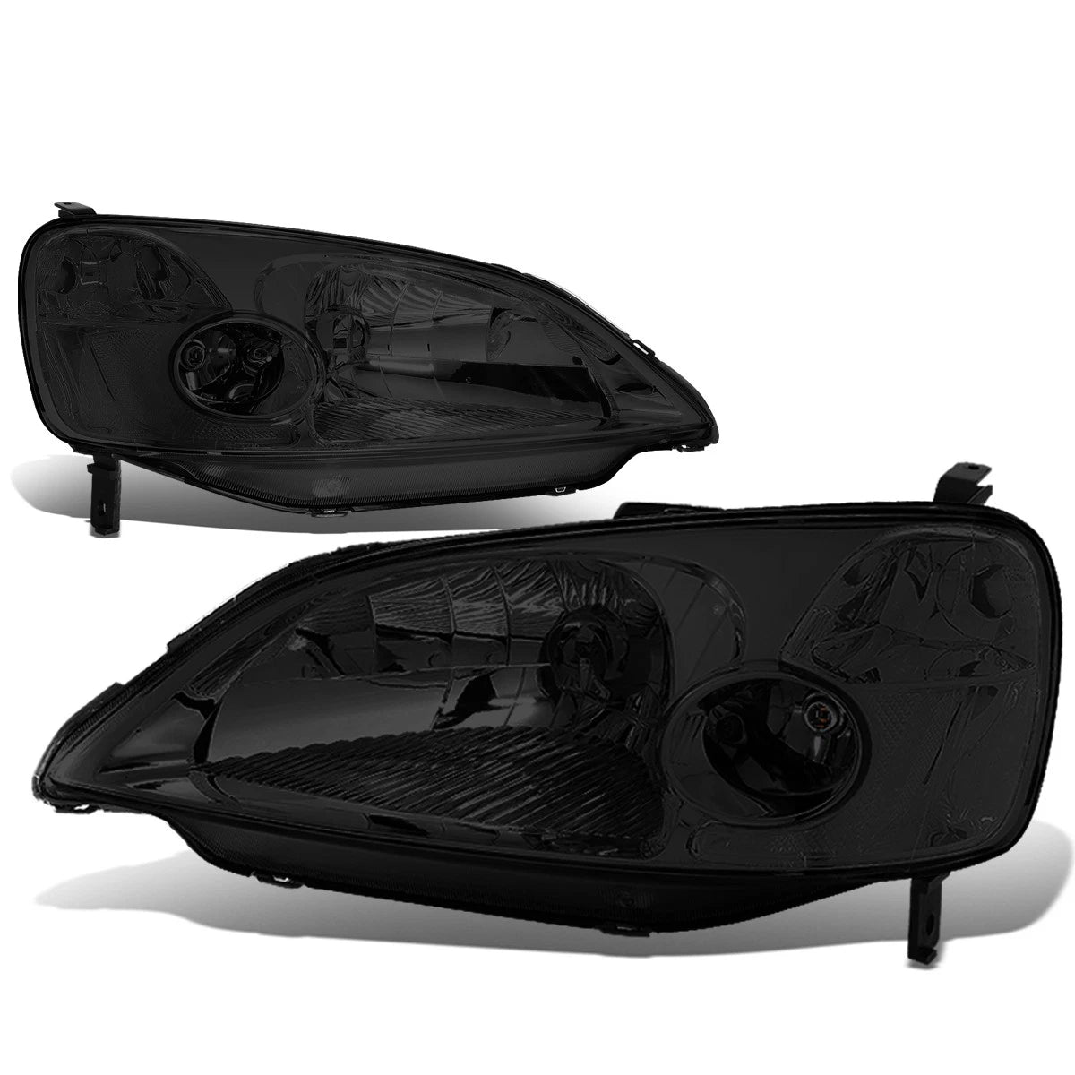 Smoked/Clear Corner Headlights for Honda Civic (2001–2003)