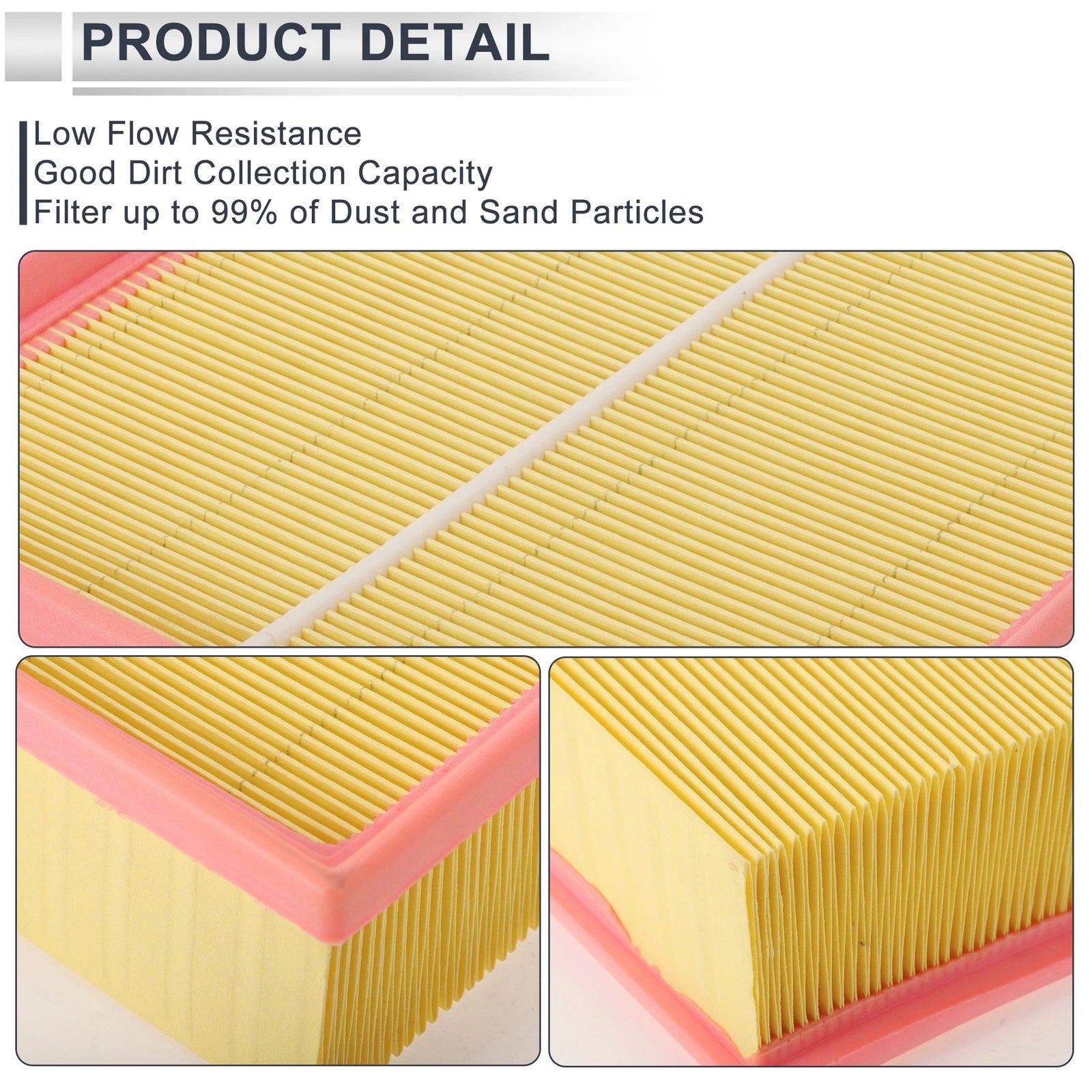 Car Engine Air Filter No. 06C133843 for Audi A4 (2002–2009)