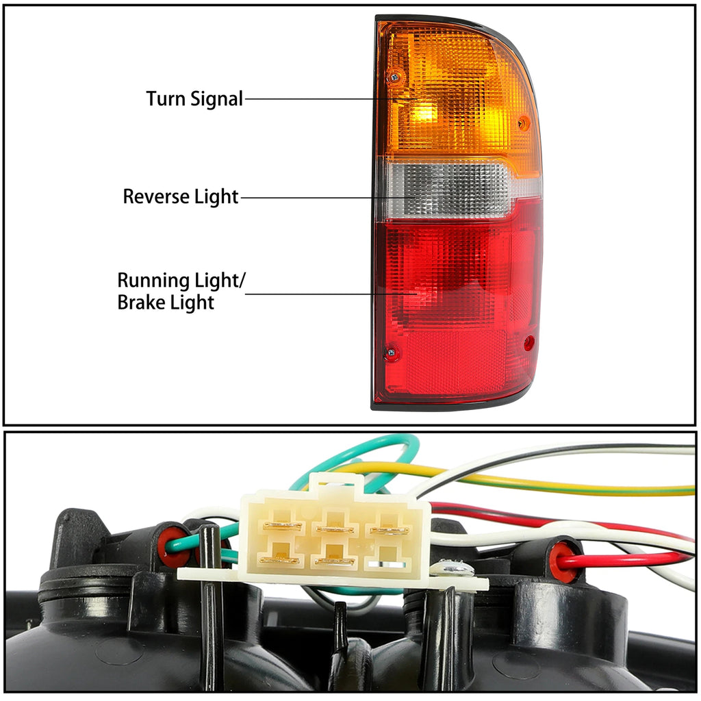 Passenger Side Tail Light for Toyota Tacoma (1995–2000)