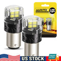 2X 1157 SMD LED Tail Brake Stop Backup Reverse Turn Signal Light Bulbs