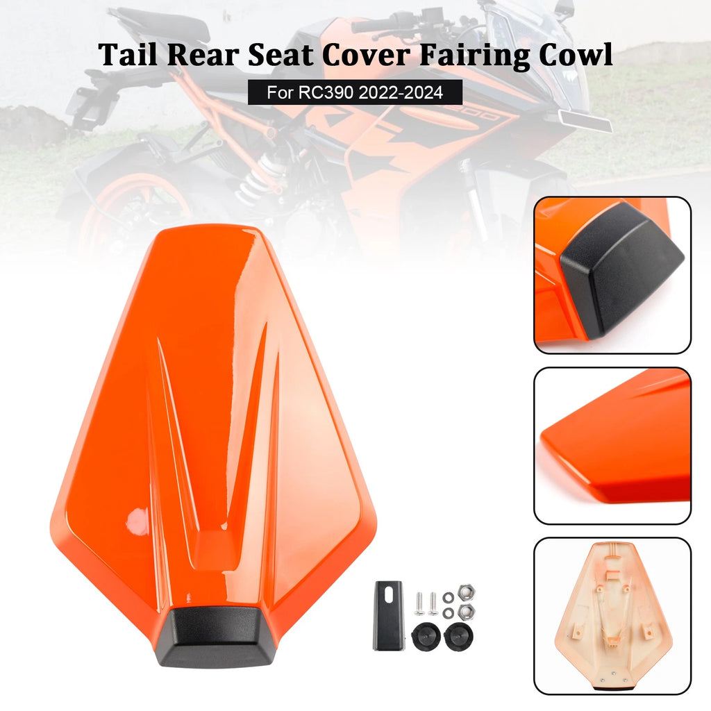 Tail Rear Seat Cover Fairing Cowl for KTM RC390 (2022–2024) Orange